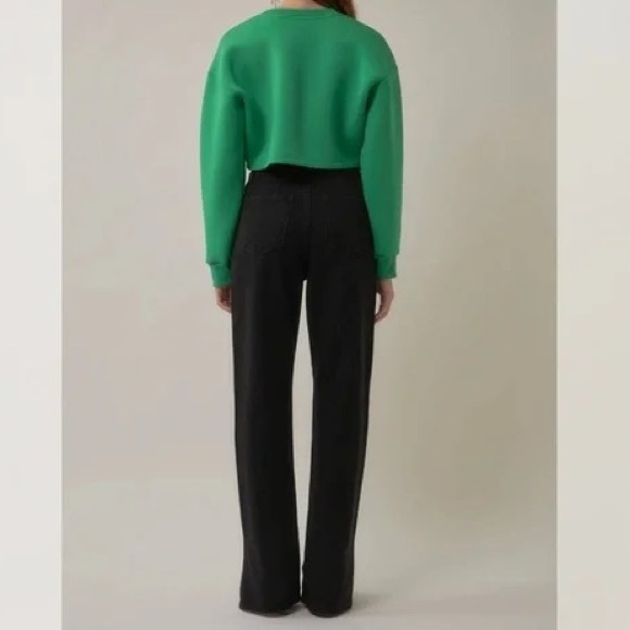 NWT Grey Lab Black Side Slit Detail Jeans 28 - Picture 6 of 9